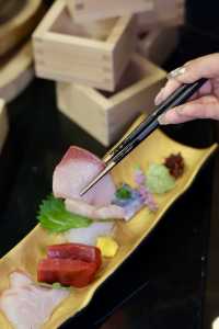 這頓日本料理真的非常美味。