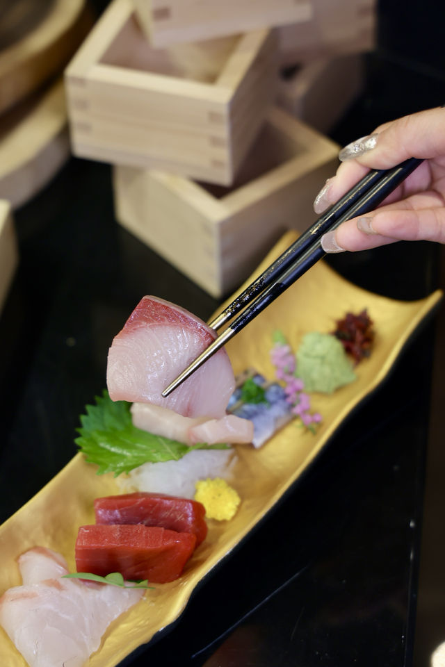 這頓日本料理真的非常美味。