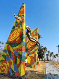 北海避寒之銀灘觀落日