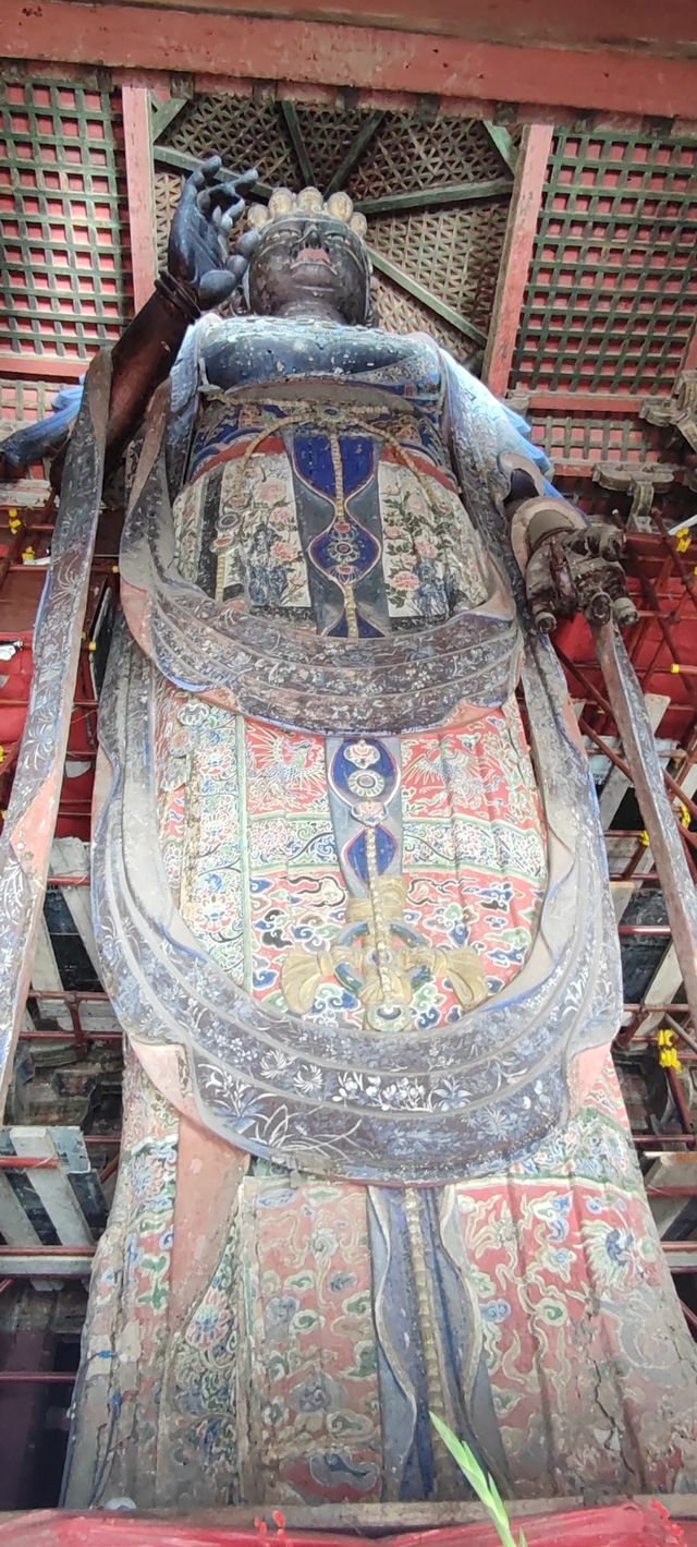 歲月靜好獨樂寺  3 三塊匾與彩泥大觀音