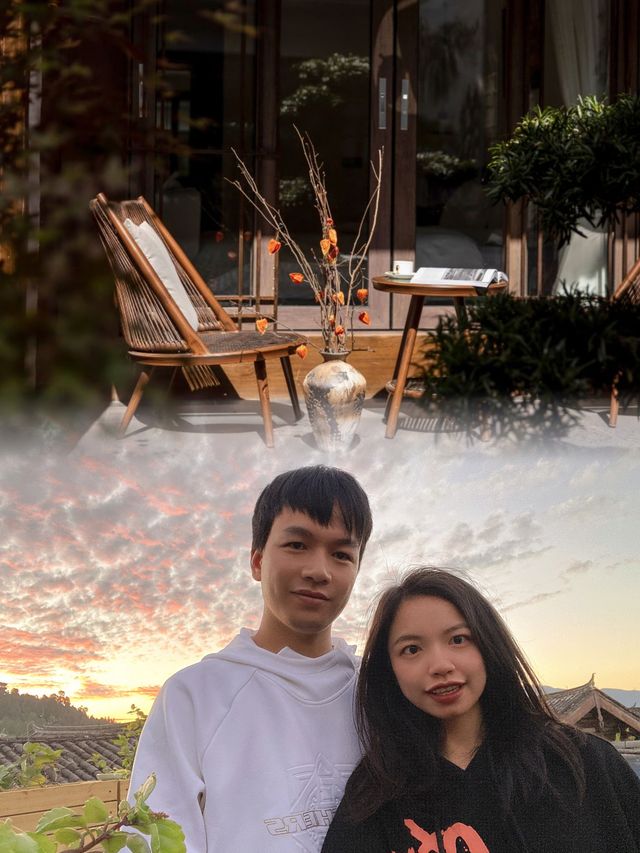 為了這家侘寂風酒店，我們倆趁著週末專程去了趟麗江