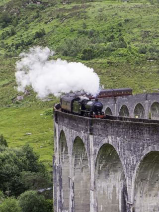 Journey Through a Magical World | The Jacobite Steam Train From Harry Potter