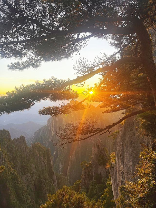 黃山必影日出靚位