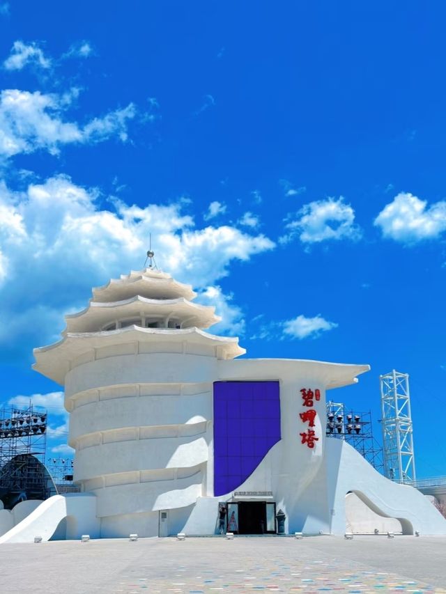 北戴河絕美海景打卡地！碧螺塔海上酒吧公園玩法攻略