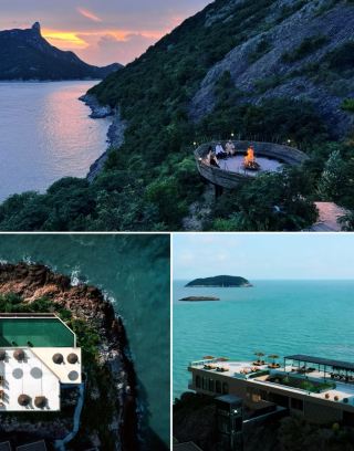 Xiangshan · The divine private hot spring homestay "Yu Zizai" to lie down and watch the sea view sunrise