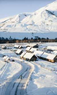 阿勒泰冬日童話滑雪雪蘑菇絕美機位攻略