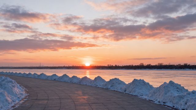 哈爾濱冬季私藏機位｜在鑽石海岸邂逅一場鎏金日落