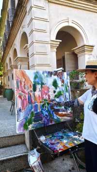 與百年洋房、睡蓮與日落共鳴