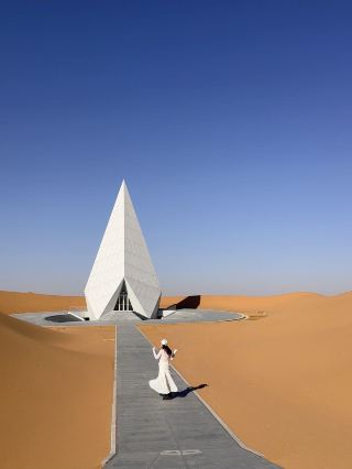Check in at the celebrity-favorite hotel and stay inside a dazzling diamond in the desert