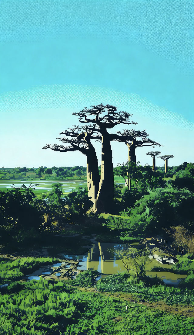 遇見800歲巨樹馬達加斯加猴麵包樹大道攻略《像素版》 遇見800歲巨樹馬達加斯加猴麵包樹大道攻略《像素版》