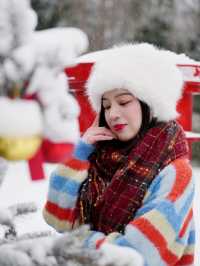 北京初雪在禧園撞進童話鎮啦！