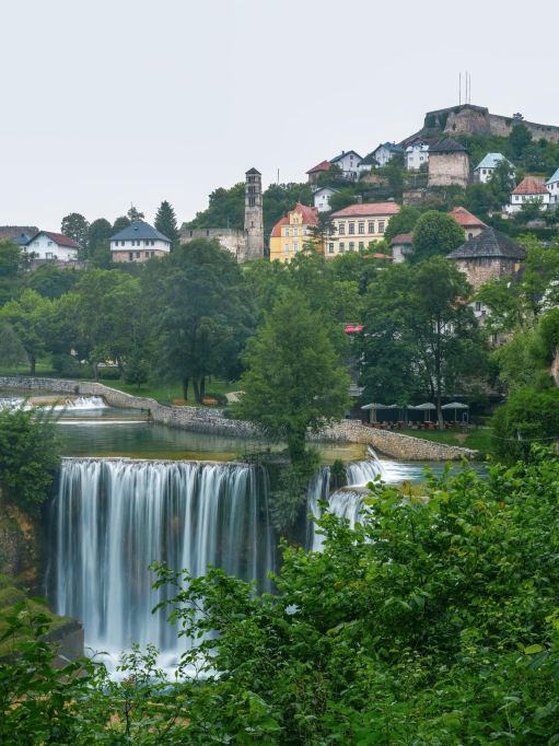 City of Jajce Built on a Waterfall: One-Click Guide