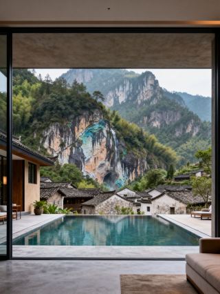 楽安の山里で理想の宿に泊まり、古村探訪はとても癒されます