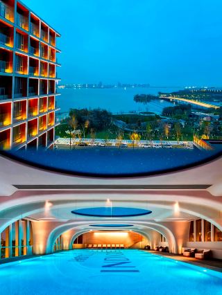 Shanghai’s new family-friendly hotel at 25! Facing Dishui Lake, this lakeside hotel just opened in 2025