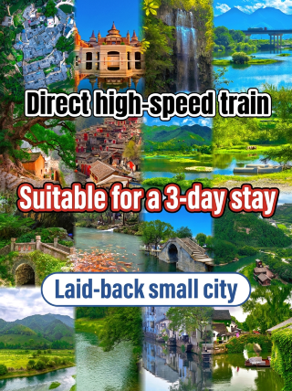 High-speed rail direct access makes these small towns perfect for a relaxed 3-day stay