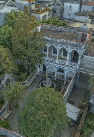 仏山で最も美しい洋風建築の撮影スポット、鳴石花園でのレトロな写真撮影