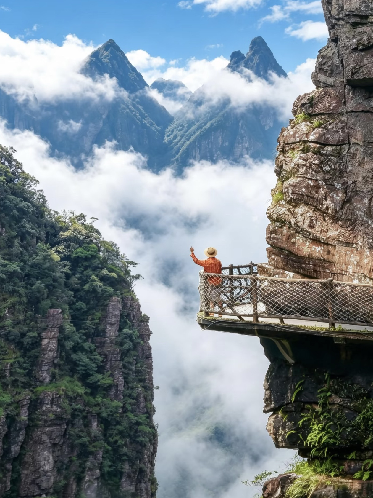 Beidi Mountain attraction tickets in Guigang start from 100 yuan; how to choose between the glass skywalk and cable car