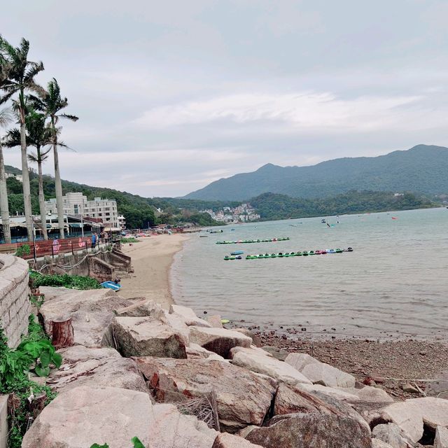 冬天海面，美好的一道風景！