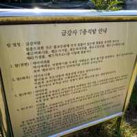 구미 금오산 금강사 대웅전 석조여레좌상에서 