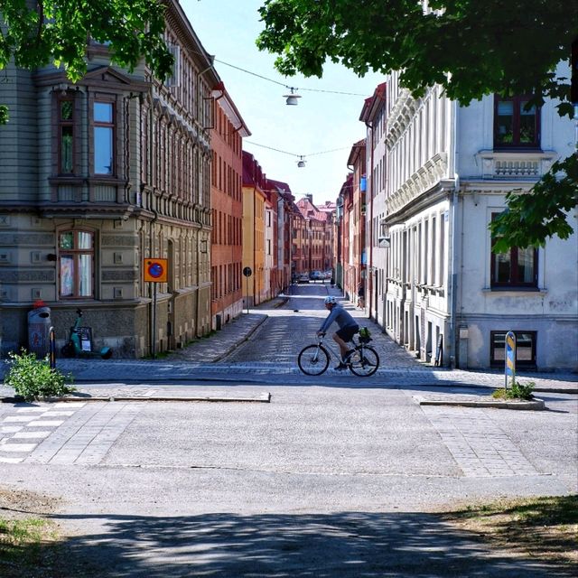 HAGA Old Town in Gothenberg,Sweden