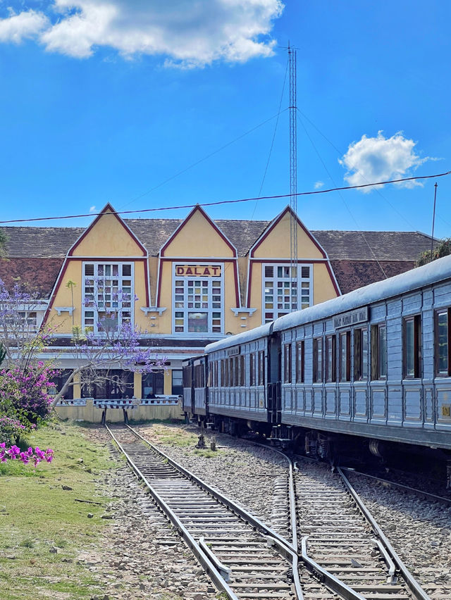 Back in time at Da Lat Railway Station! 