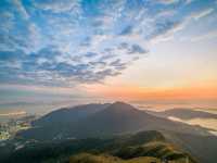 Lantau Peak - the highest place you can hike to in Hong Kong.