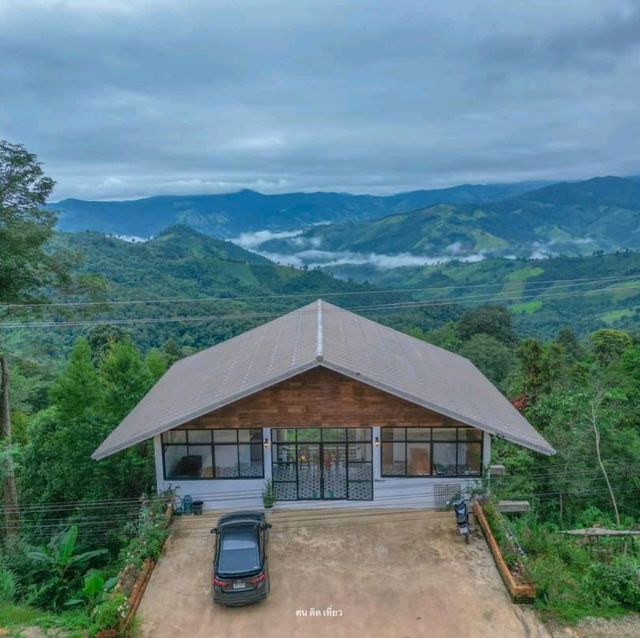 ที่พักเปิดใหม่ดอยสกาด บ้านกุหลาบ