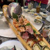 Sashimi, Chicken Pot, Hotpot All in One Restaurant in Hong Kong 🇭🇰