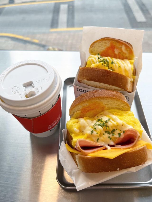 【釜山グルメ】ふわふわ甘めたまごのサンドイッチ🥪