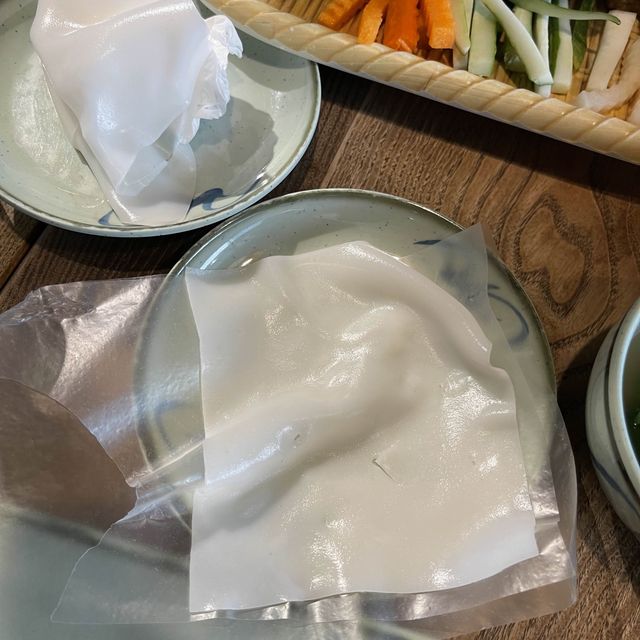 河內樂天百貨內的越南菜
