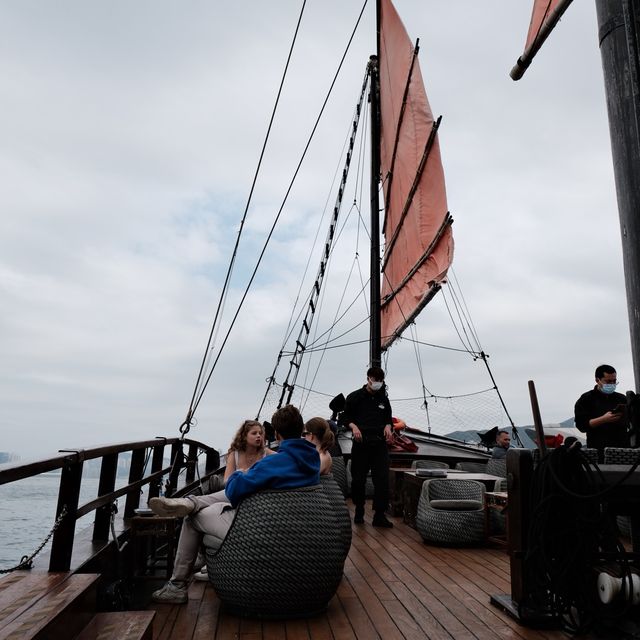 香港｜欣賞維港景色《張保仔帆船》⛵️