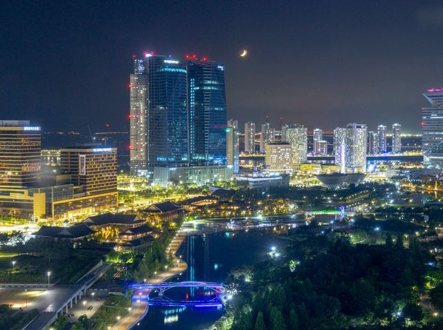 화려한 야경과 잘 정돈된 공원을 함께, 인천 송도 센트럴파크