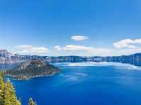 A breathtaking azure jewel.