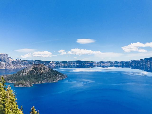 A breathtaking azure jewel.