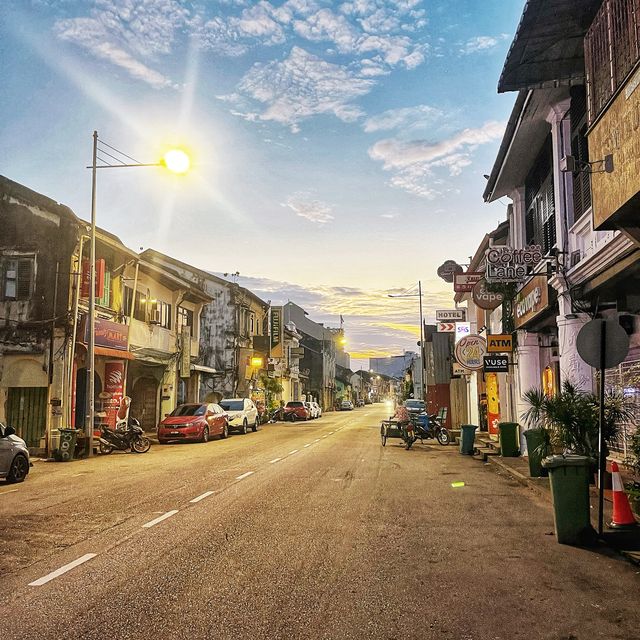 Crispy morning walk in Georgetown, Penang