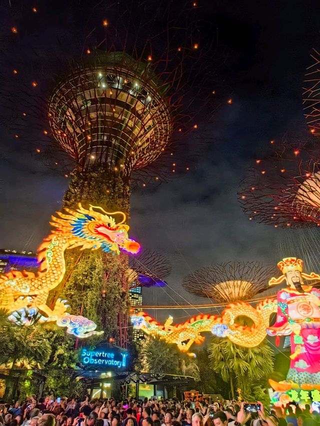 140 Metre Dragon Lantern in Singapore