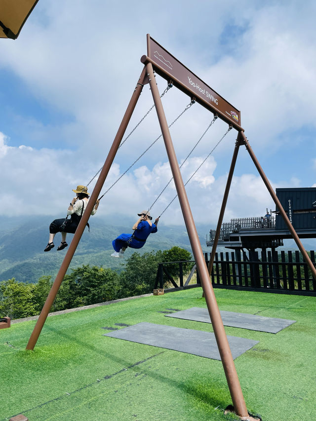 【長野県】白馬三山へ向かって絶景ブランコ！