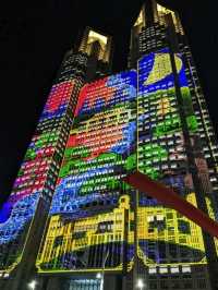 日本東京-免費高樓景觀台&光雕秀：東京都廳展望台