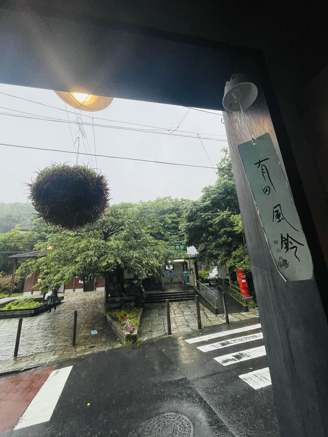 【神奈川県/極楽寺　お蕎麦の上にある色鮮やかな紫陽花&レモンをかけて色の変化も楽しめる】