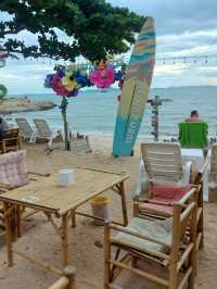 ทานอาหารริมทะเล ที่ Bamboo Beach พัทยา