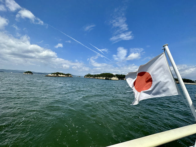 日本三景松島を巡る遊覧船