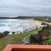 Lazy day at Point Danger Queensland Australia