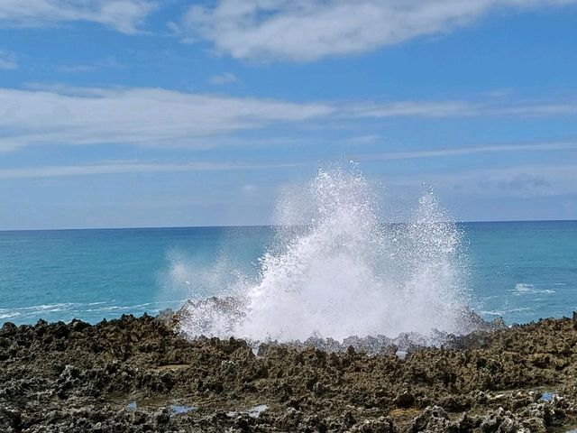 【巴釐島】努沙杜瓦海底噴泉Waterblow：大自然壯觀景色