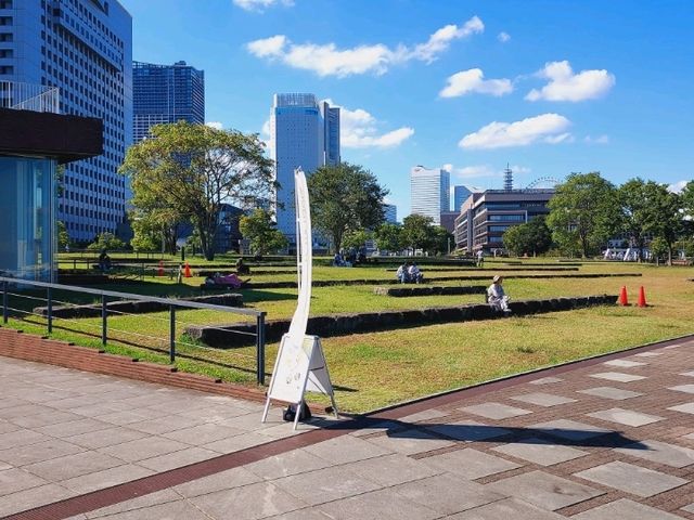 A nice park by the sea at Yokohama, Zou no Hana seaside Park