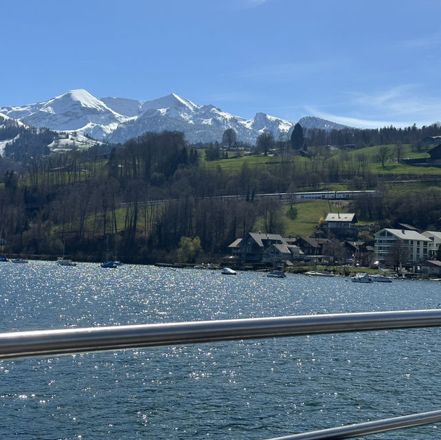 Free amazing cruising at lake Thun