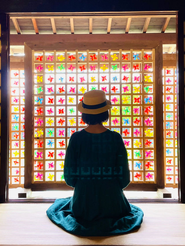 福井観光☺️🌈武家屋敷旧田村家🌈カラフルな風車が素敵💓