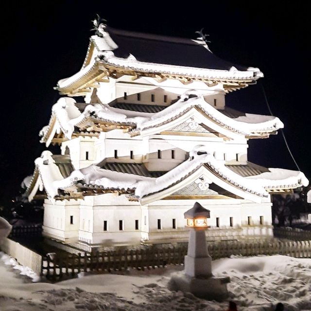 Hirosaki Castle, Aomori สวยสง่าท่ามกลางหิมะ