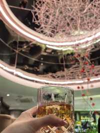 Romantic dining at the Top with great MBS view.  