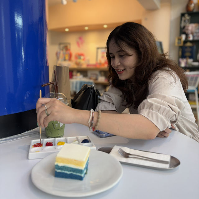 เพ้นท์หน้าเค้ก FUN Café Bangkok 