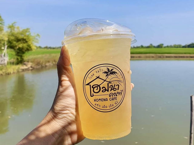 คาเฟ่กลางทุ่งนาวิวสุดปัง คาเฟ่สุดชิล อาหารอร่อย